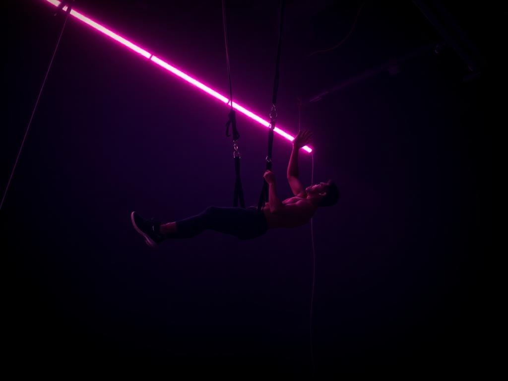 Bungee Fitness class at JOLT studio