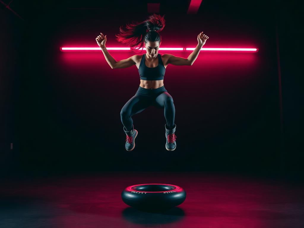 Kangoo Jumps class at JOLT studio